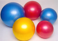 immagine di palle psicomotorie colorate